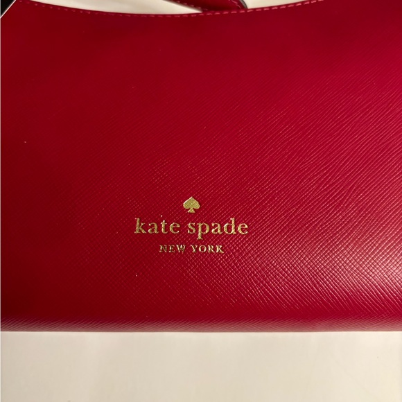 Kate Spade Small Crossbody Saffiano Leather Red Jam Sadie NWT - Picture 2 of 15